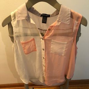 About a girl sleeveless top